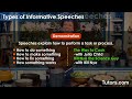 Understanding Informative Speech Elements