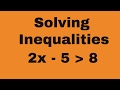 Solving Inequalities Concepts