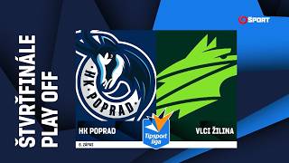 6. zápas štvrťfinále play-off: HK Poprad - Vlci Žilina 3:1 (1:0, 1:1, 1:0)