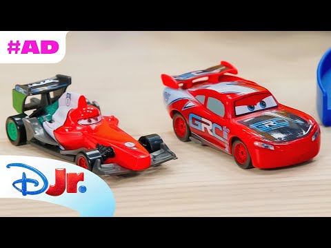 AD | GRC Jumping Raceway Play Set | Pixar Cars | @disneyjr​