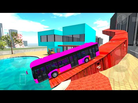 🐷 Pig car or tractor ko upar le jana. Bus jeetne ka challenge  #video