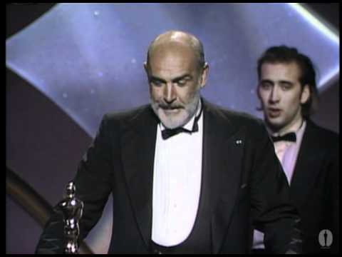 Sean Connery Wins Supporting Actor: 60th Oscars (1988)