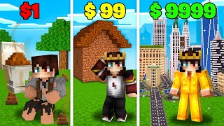 1$ FAKİR HAYAT vs 1.000.000$ ZENGİN HAYAT 💲 - Minecraft
