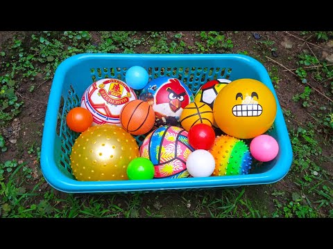 Mencari Bola Basket, Bola Warna Warni, Bola Sepak, Bola Karakter, Mobilan, Ikan, Popit, Balon, Bebek