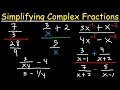 Simplifying Expressions and Fractions