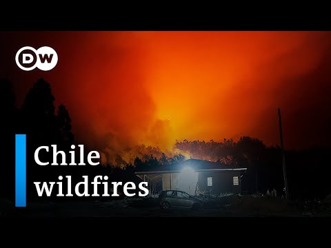 YouTube video thumbnail: Deadly Wildfires Sweep Across Chile
