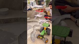 Rc tractor helps in construction of Mini Waterpark 💦💦🔥🔥