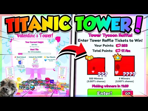 TITANIC TOWER EVENT Has 3 NEW TITANICS!! (Pet Simulator 99 Roblox)