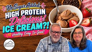 3-Ingredient Ninja Creami High Protein Ice Cream | No Added Sugar, No Dairy