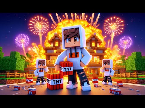 TNT Box Battle: Warden vs Golems 💣👊 Minecraft Gone Crazy!