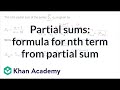 Understanding Series and Partial Sums