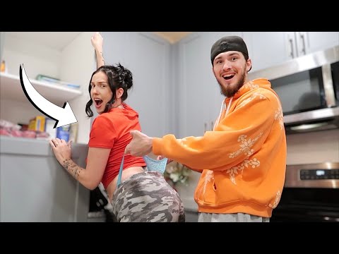 EPIC WEDGIE PRANK ON MY FIANCÉ! *GONE WRONG*