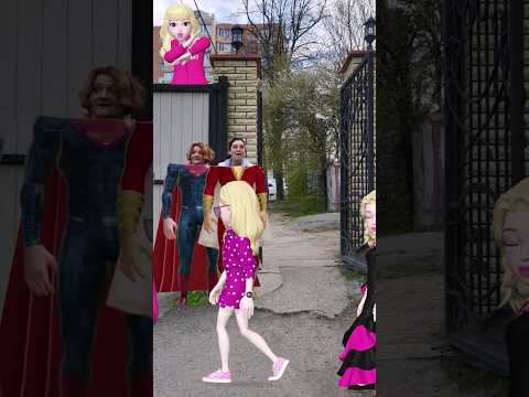 Barbie Girl and Cloak invisibility #funny #shorts