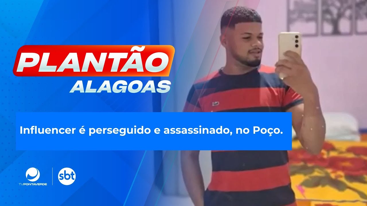 Influencer &eacute; perseguido e assassinado, no Po&ccedil;o.