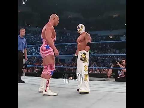 Rey Mysterio vs Kurt Angle | WWE Phonk Edit 💀 #wwe #skull #phonk #reymysterio