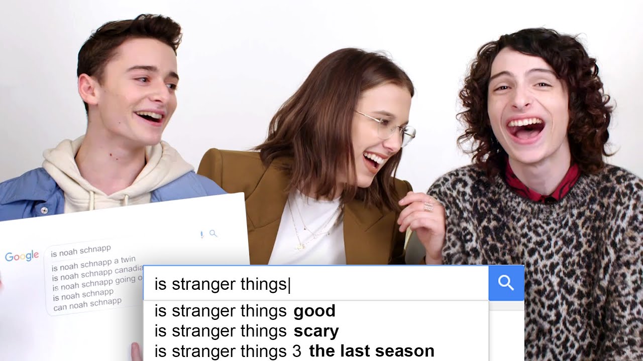 Millie Bobby Brown, Finn Wolfhard & Noah Schnapp Answer the Web's Most Searched Questions