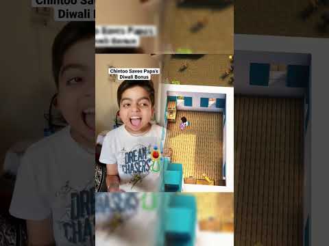 Chintoo Saves Papa’s Diwali Bonus 😮💰Chintoo ने बचाए पापा के पैसे 🥹😢 #shorts