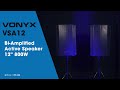 Vonyx VSA12 12" Active Stage Monitor Pair