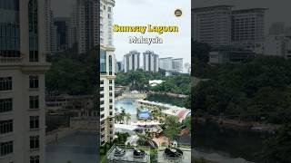 This is what Sunway Lagoon looks like from above 🚁 #SunwayLagoon #Malaysia #TravelShorts