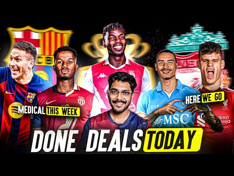 DONE! Roony to Barca! Kerkez to Liverpool! Pogba to Monaco, Theo to Al Hilal, Ansu Fati!