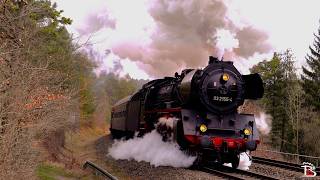 Spektakulär ! - 03 2155 & 50 3501 ballern durch den Thüringer Wald