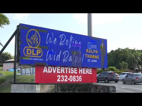 YouTube video thumbnail: Electoral Rules Breached With DLP Billboard During Election