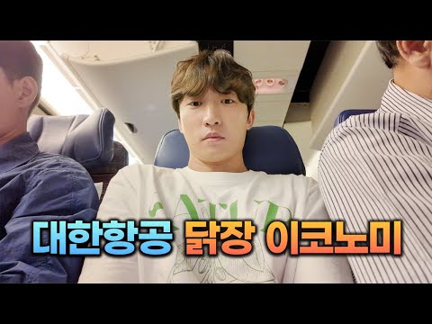 1인치 줄였다는 닭장 이코노미석 + 최초 공개된 대한항공 '프리미엄 이코노미' 솔직 후기