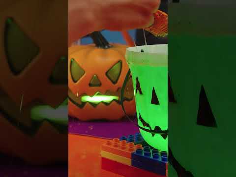 Halloween Skeletons Dance in Sticky Slime! 🎃 Slime Challenge | Kidibli #shorts