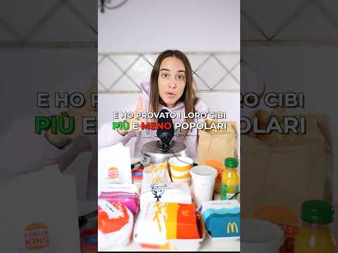 Provo i 3 FASTFOOD più famosi Italia🇮🇹