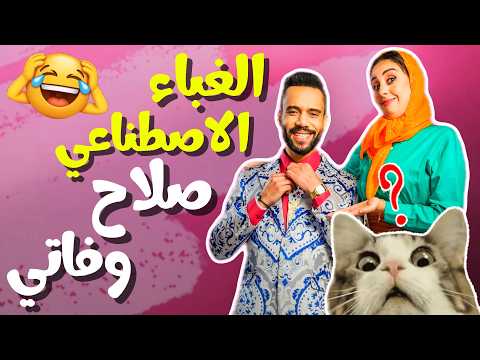 الغباء الاصطناعي 🔥 كوميديا صلاح وفاتي😂 | الموت ديال الضحك 2025 🔥