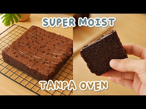 TANPA OVEN!! Super Moist - Gluten Free! BOLU KUKUS KETAN HITAM Enakk Bangett!!