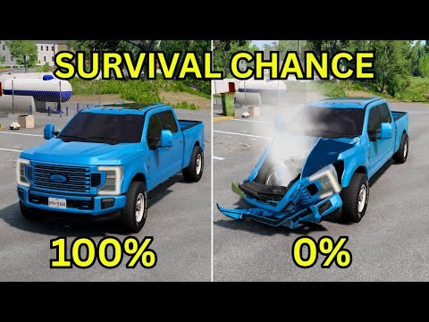 Can You Survive These Crashes | BeamNG drive Realistic Tests