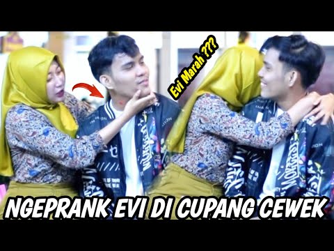 PRANK EVI DI CUPANG CEWEK LAIN‼️REAKSI NYA AUTO❓