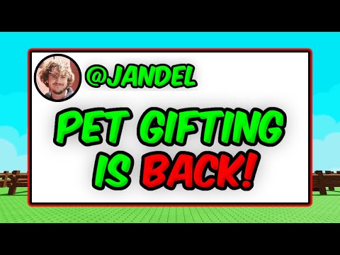 PETS GIFTING IS BACK IN GROW A GARDEN!