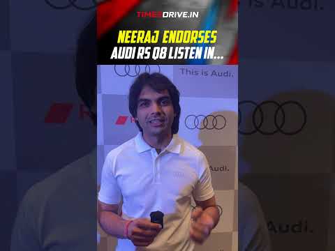 2025 Audi RS Q8 Performance |  Neeraj Chopra Endorses Audi RS Q8 Performance at the Launch Event.