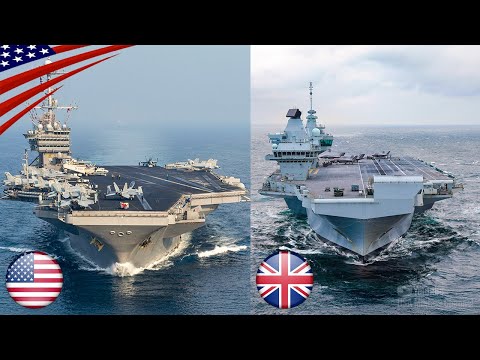 US & UK Dual Supercarrier Deployment in NATO Exercise in the North Sea