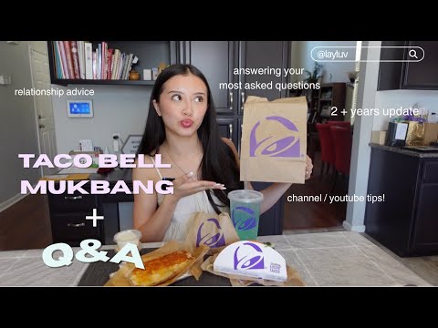 MUKBANG + Q&A 🌮 || answering your most asked questions!