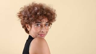 Tom Ford FT5401 045 Transparent Light Brown Eyeglasses