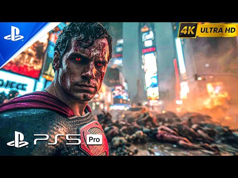 EVIL SUPERMAN MASSACRE™ LOOKS ABSOLUTELY TERRIFYING on PS5 PRO | Ultra Realistic Graphics [4K 60FPS]