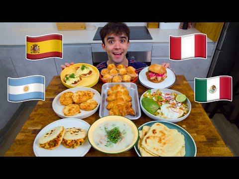 Hago el desayuno típico de 9 países