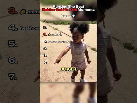Babies Got No Chill Moments Part 9 💀 #ranking #tiktok #funny