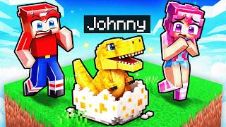 I Pretended to be a BABY T-REX on ONE CHUNK!