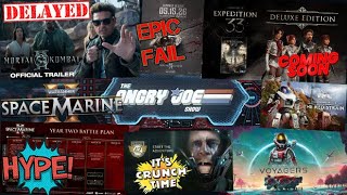 AJS News - Mortal Kombat II DELAYED Angry RANT!, Expedition 33 DLC?, Space Marine 2 Map, No Mans Sky