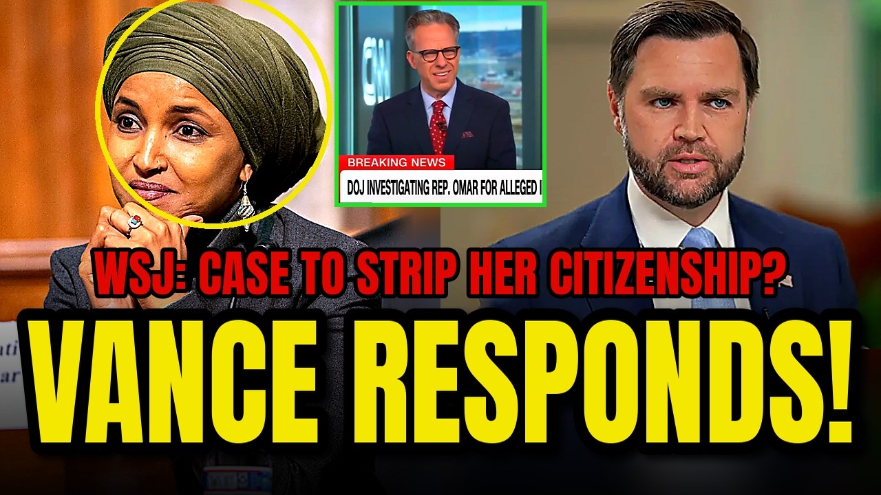 🚨HUGE ILHAN OMAR UPDATE — Vance FIRES BACK as Federal Investigation HEATS UP!