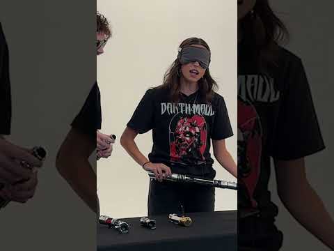 Slayeas Guesses Whose Lightsaber! #starwars #darthvader #lukeskywalker #disney #mandalorian