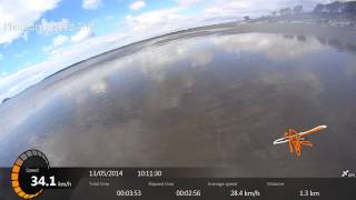 Dji Phantom GPS High Speed Run 59kph!!