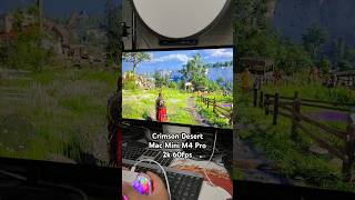 Crimson Desert on Mac Mini M4 Pro 2K 60 fps #applemac #macmini