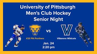 University of Pittsburgh Men's Club Hockey vs Villanova (Senior Night)