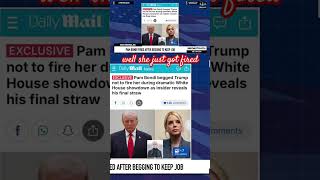Conservative Tears? Pam Bondi Fired!
