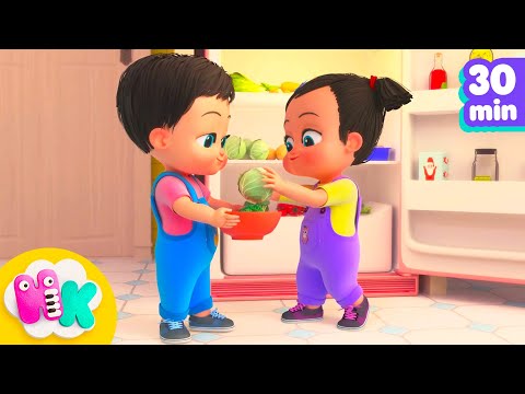 Chanson des légumes 🥒🍅 Super héros de la nourriture ! | HeyKids Comptines pour bébé | Animaj Kids